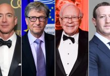Bezos, Gates, Baffet, Zukerberg