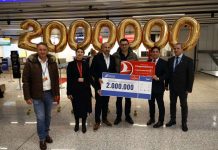 Međunarodni aerodrom Sarajevo dočekao dvomilionitog putnika