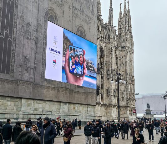 Samsung olimpijski duh donosi na ulice Milana