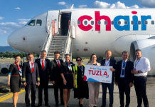Chair Airlines uspostavio direktnu liniju Tuzla-Cirih, letovi dva puta sedmično